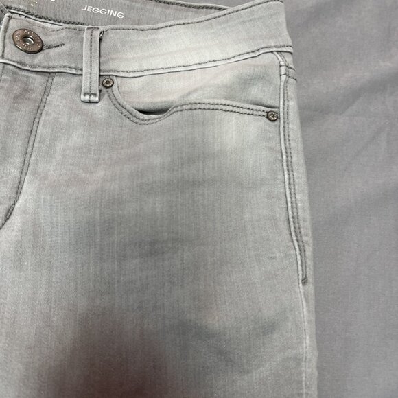 Denizen Jegging Smoke Grey Denim Jeans Women's Size 9-W29 Compression Stretchy - Picture 9 of 16